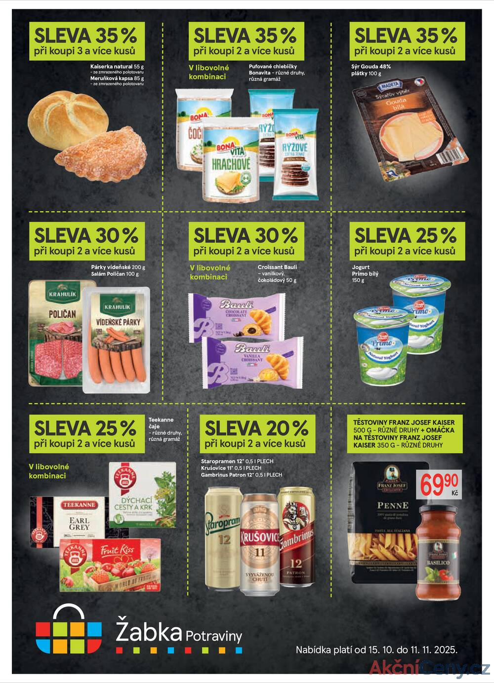 Leták Žabka
		  platný do 11.11.2025 - strana 3