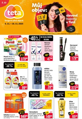 leták Teta drogerie