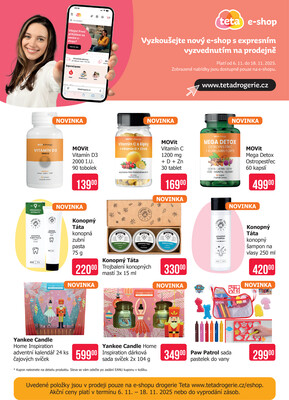 leták Teta drogerie