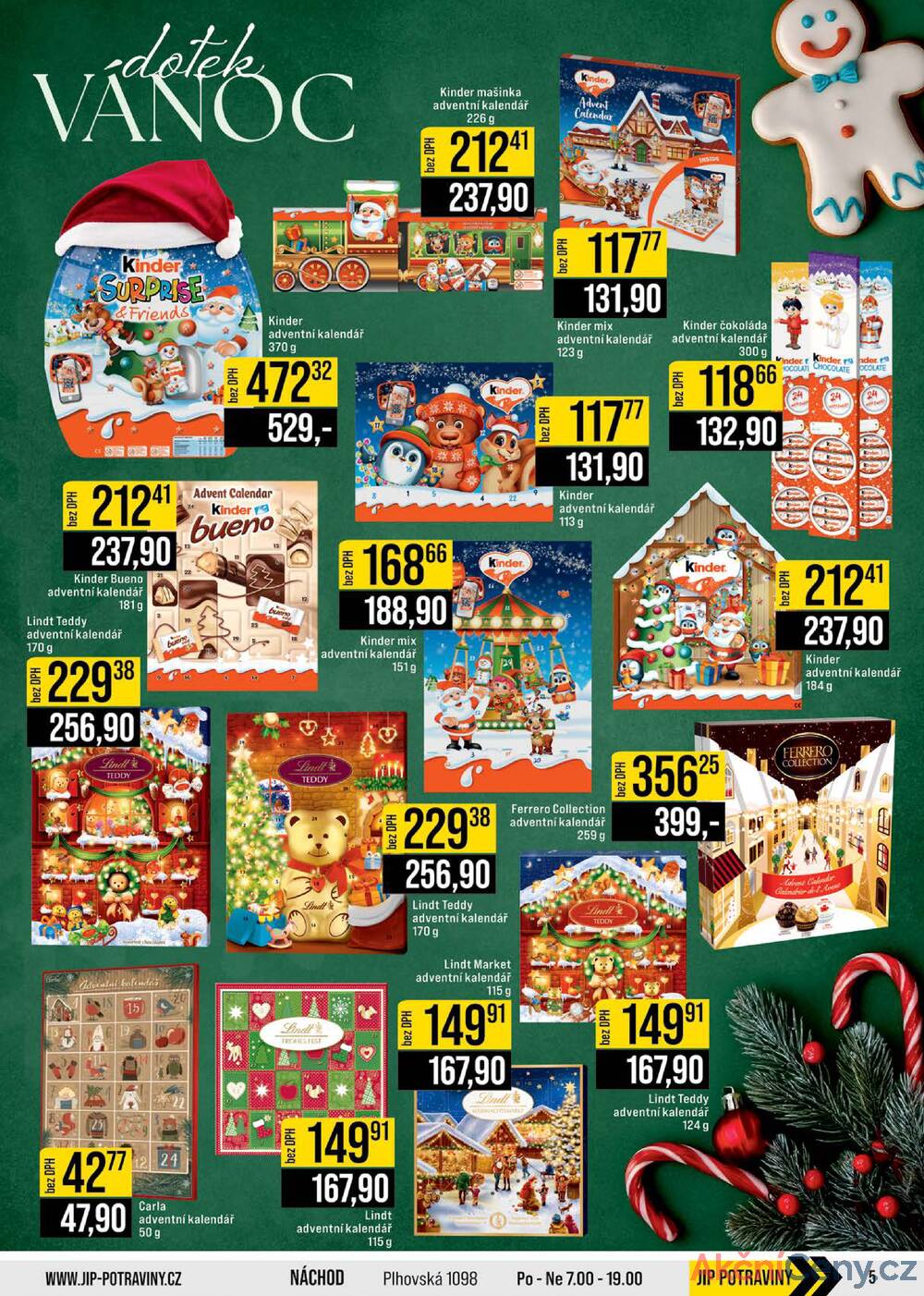 Leták JIP - JIP Cash & Carry Brno, Praha, Ostrava, Jilemnice, Pardubice, Ostrava, Karlovy Vary, Olomouc a Zlín od 5.11. do 11.11.2025 - strana 5