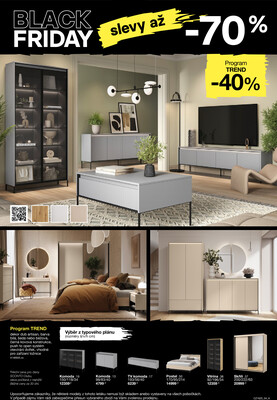 Sconto nábytek Black Friday od 12.11. do 4.12.2025