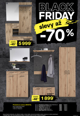 Sconto nábytek Black Friday od 12.11. do 4.12.2025