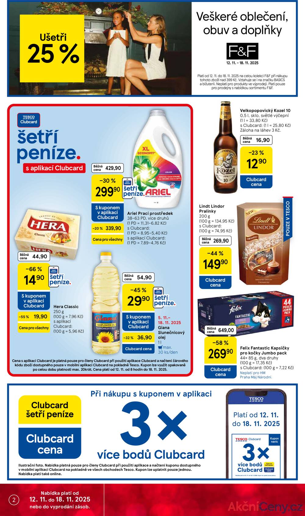 Leták Tesco - Tesco malé hypermarkety od 12.11. do 18.11.2025 - strana 2 Leták Tesco - Tesco malé hypermarkety od 12.11. do 18.11.2025 - strana 2