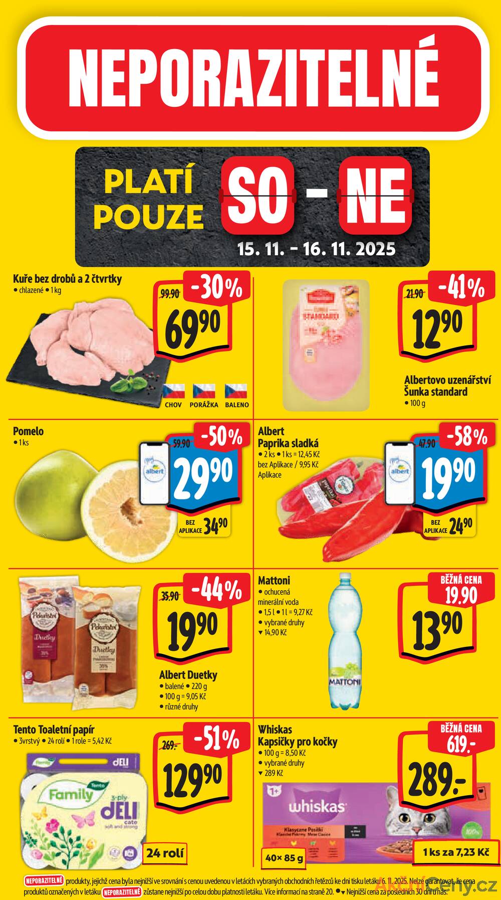 Leták Albert - Albert Supermarket Jihomoravský od 12.11. do 18.11.2025 - strana 44 Leták Albert - Albert Supermarket Jihomoravský od 12.11. do 18.11.2025 - strana 44