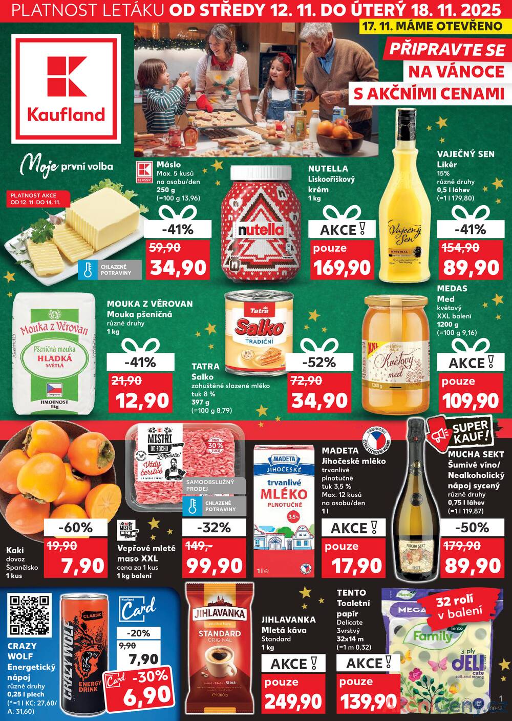 Leták Kaufland - Kaufland 12.11. - 18.11. - Kaufland - Pardubice (Bělehradská) - strana 1 Leták Kaufland - Kaufland 12.11. - 18.11. - Kaufland - Pardubice (Bělehradská) - strana 1
