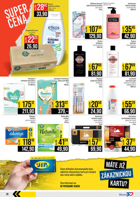 JIP Cash & Carry Brno, Praha, Ostrava, Jilemnice, Pardubice, Ostrava, Karlovy Vary, Olomouc a Zlín od 12.11. do 18.11.2025