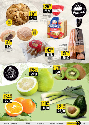 JIP Cash & Carry České Budějovice, Most, Náchod, Polička, Sušice a Svoboda nad Úpou od 12.11. do 18.11.2025