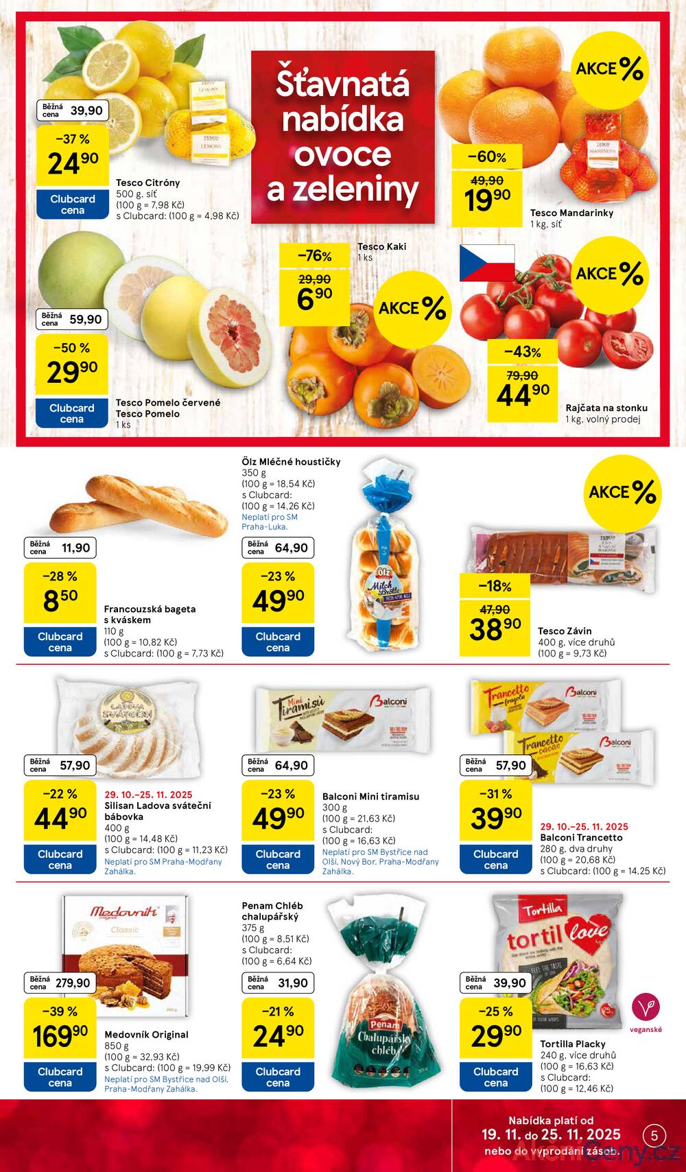 Leták Tesco - Tesco supermarkety od 19.11. do 25.11.2025 - strana 5