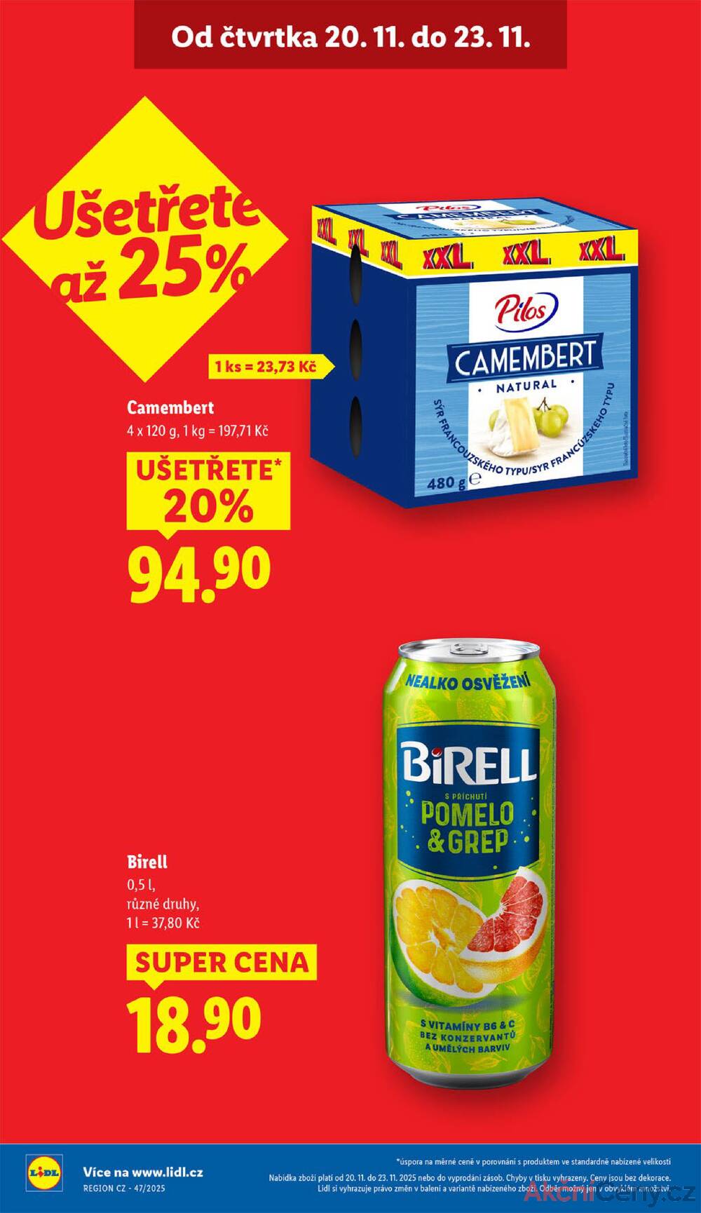 Leták Lidl - Lidl Čtvrtek od 20.11. do 23.11.2025 - strana 4 Leták Lidl - Lidl Čtvrtek od 20.11. do 23.11.2025 - strana 4