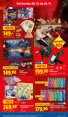 Lidl Čtvrtek od 20.11. do 23.11.2025