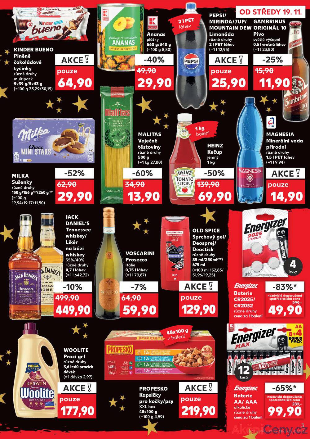 Leták Kaufland - Kaufland 19.11. - 25.11. - Kaufland - Praha 3 (Jarov) - strana 3 Leták Kaufland - Kaufland 19.11. - 25.11. - Kaufland - Praha 3 (Jarov) - strana 3