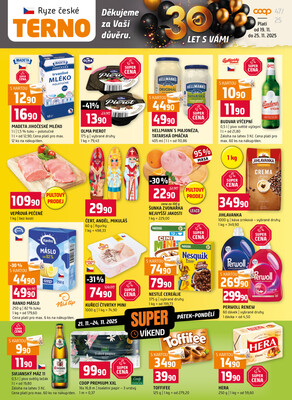 Terno České Budějovice, Hradec Králové, Olomouc, Třeboň, Trhové sviny, Bechyně, Týn nad Vltavou od 19.11. do 25.11.2025