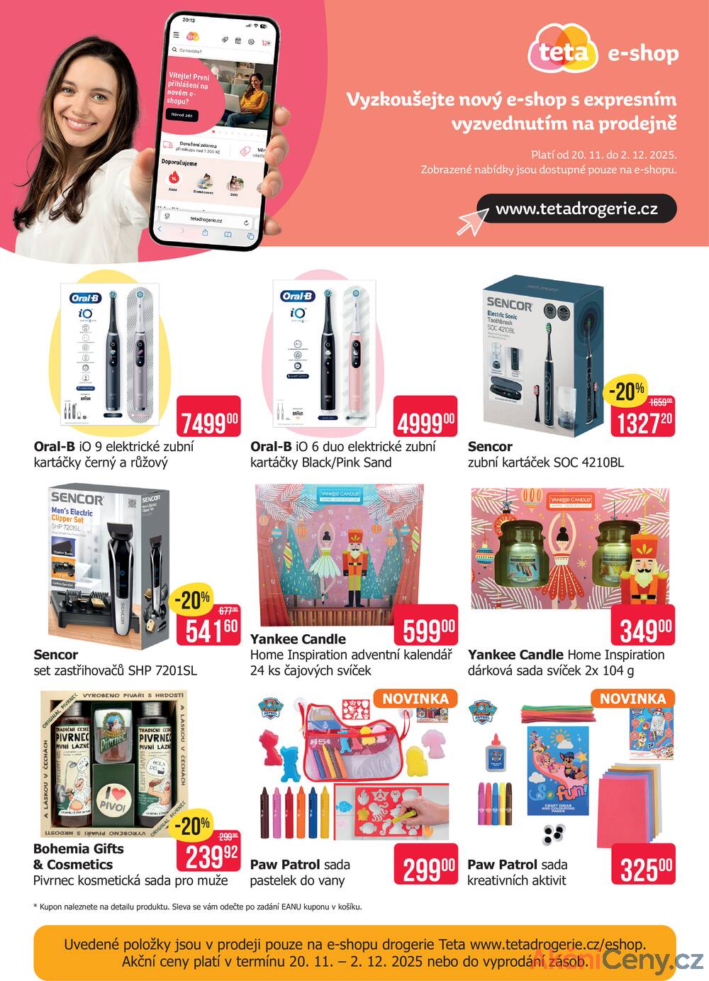 Leták Teta drogerie - Teta drogerie eshop od 20.11. do 2.12.2025 - strana 2 Leták Teta drogerie - Teta drogerie eshop od 20.11. do 2.12.2025 - strana 2