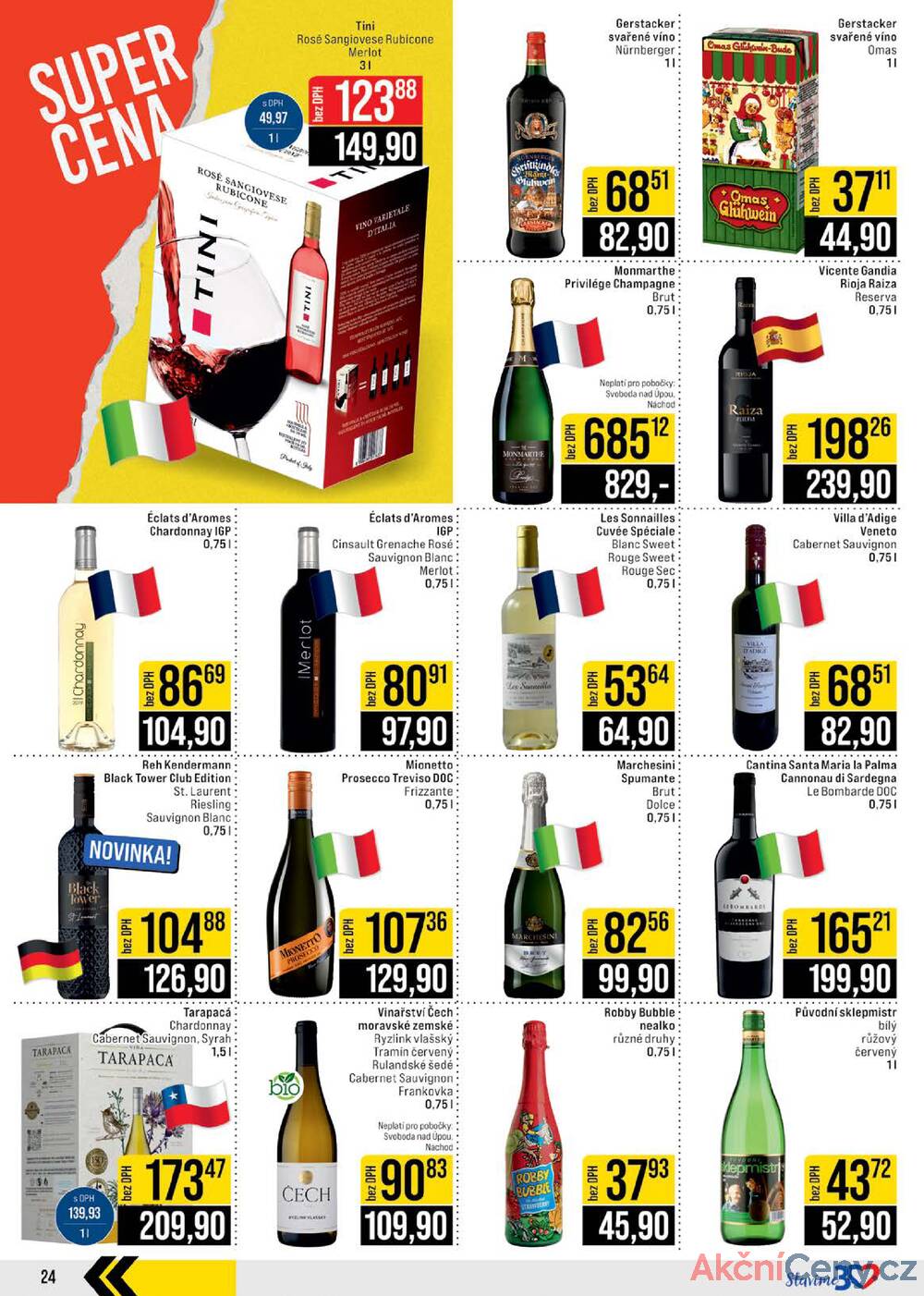 Leták JIP - JIP Cash & Carry České Budějovice, Most, Náchod, Polička, Sušice a Svoboda nad Úpou od 19.11. do 25.11.2025 - strana 24