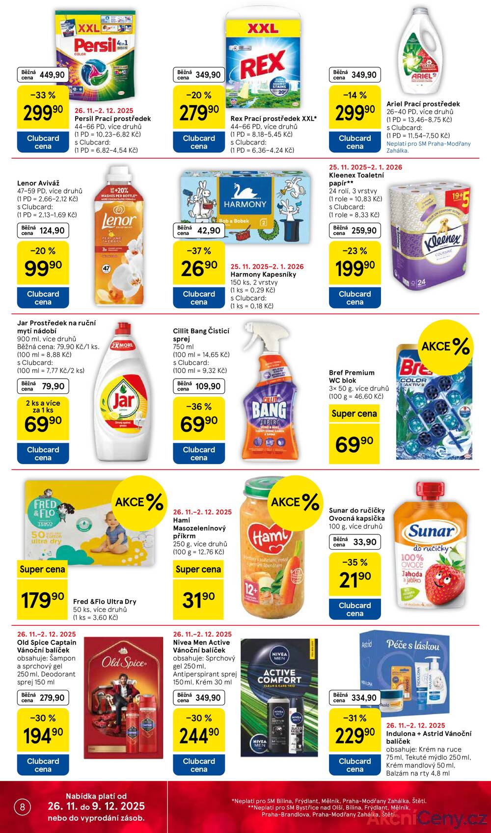 Leták Tesco - Tesco supermarkety od 26.11. do 2.12.2025 - strana 8