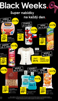 Tesco supermarkety od 26.11. do 2.12.2025