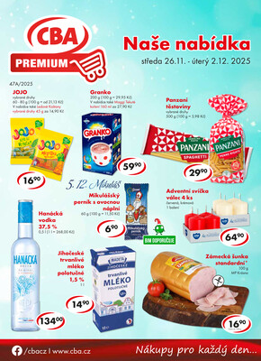 CBA Premium od 26.11. do 2.12.2025