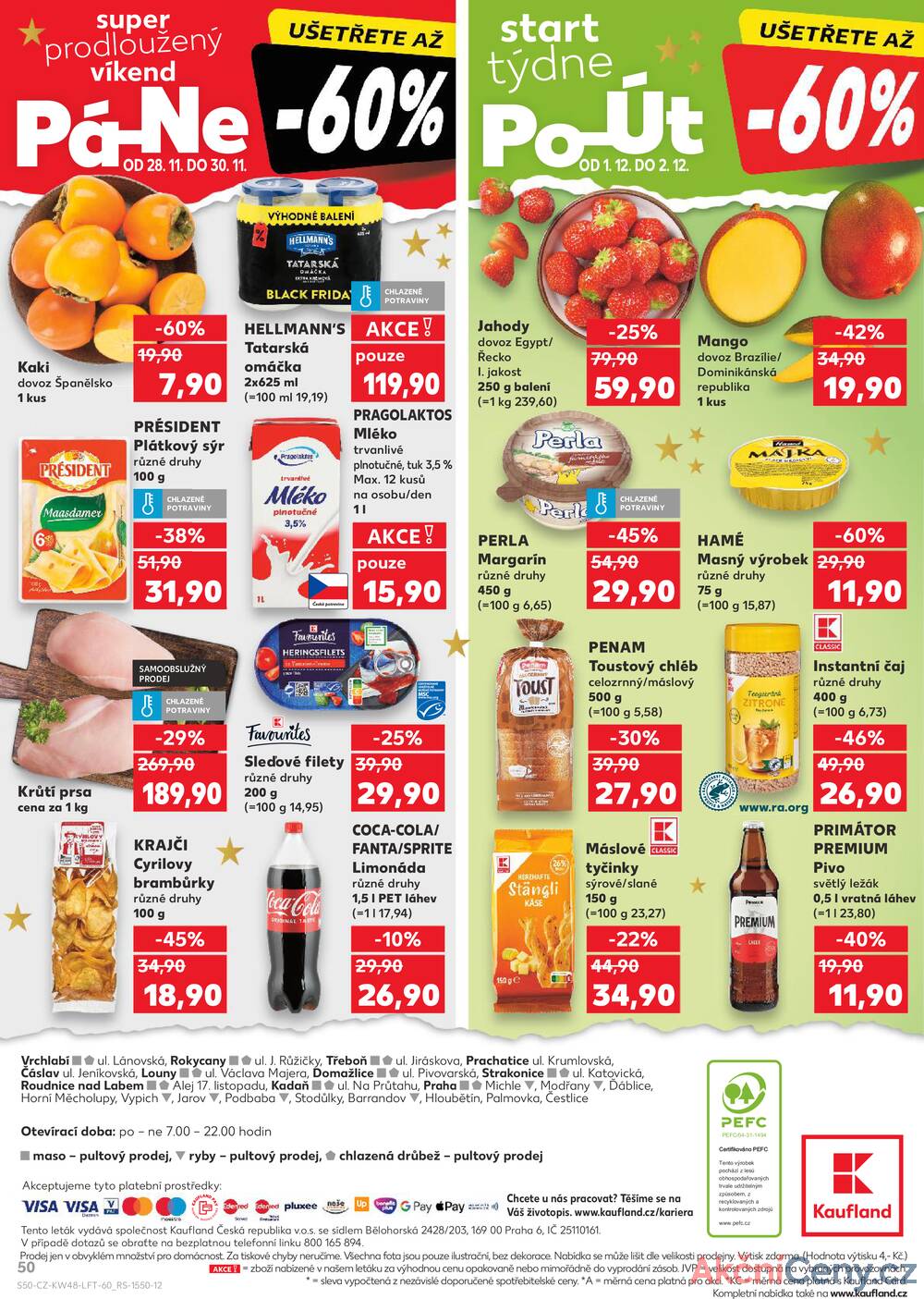 Leták Kaufland - Kaufland 26.11. - 2.12. - Kaufland - Rokycany - strana 50