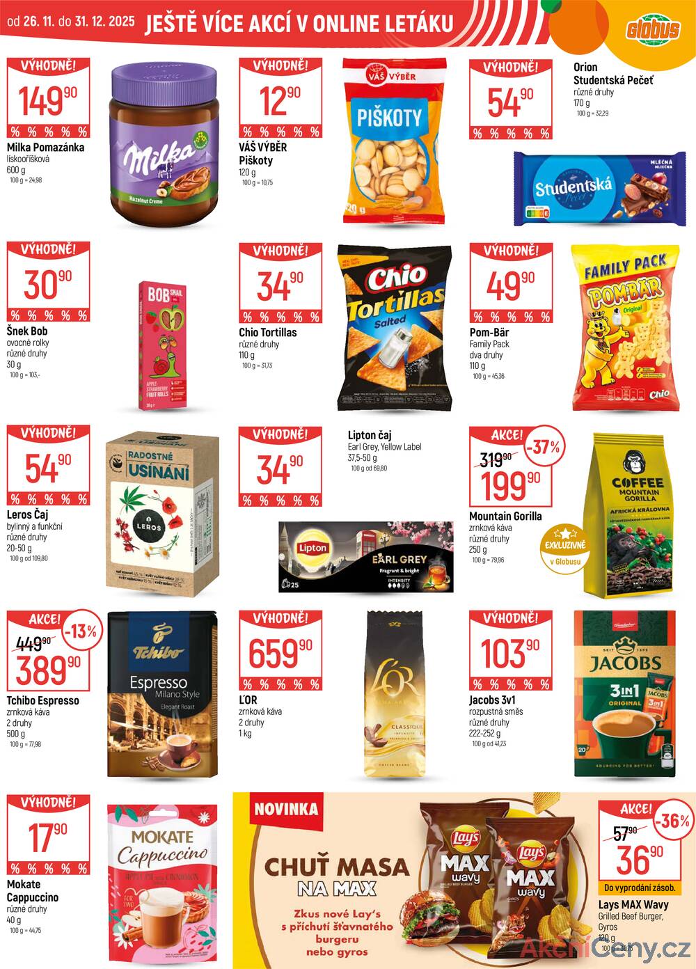 Leták Globus - Akční leták Globus 26.11. - 2.12.2025 - Globus Praha - Čakovice - strana 41