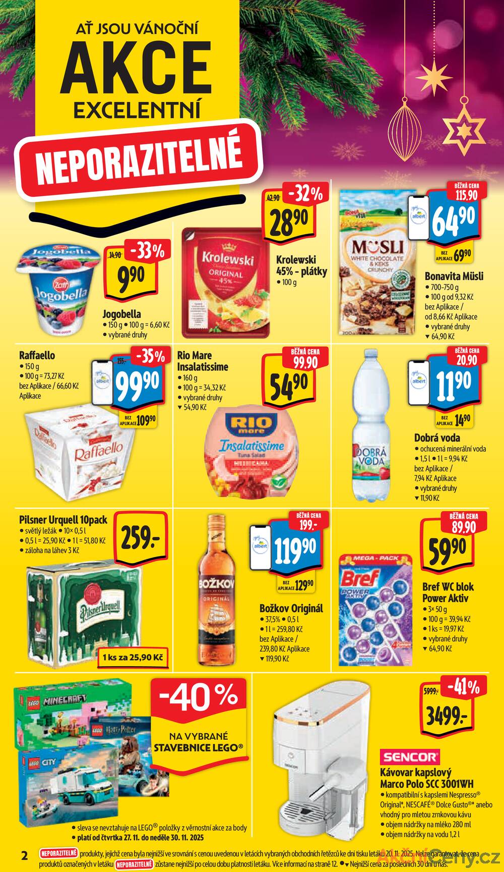 Leták Albert - Albert Supermarket od 26.11. do 2.12.2025 - strana 2