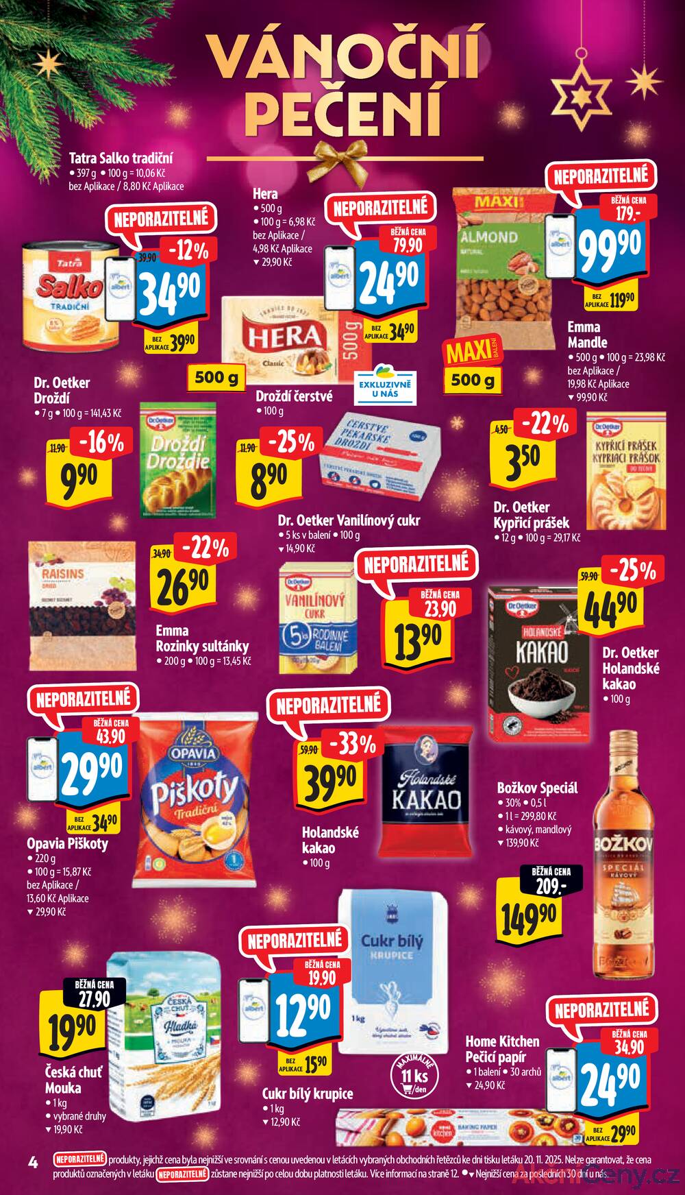 Leták Albert - Albert Supermarket od 26.11. do 2.12.2025 - strana 4