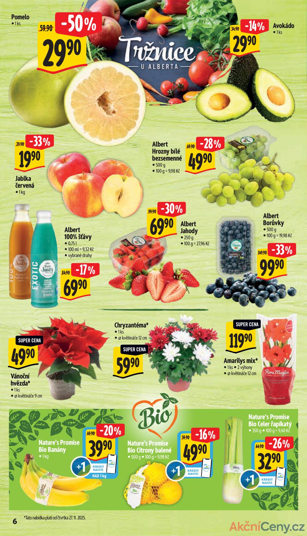Leták Albert - Albert Supermarket od 26.11. do 2.12.2025 - strana 6