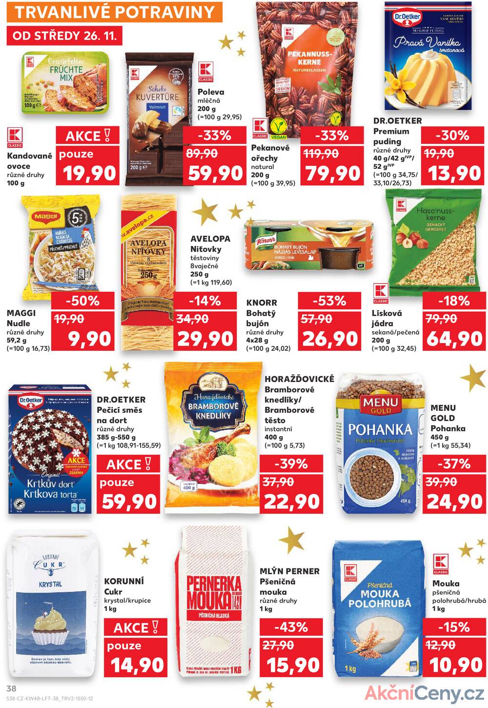 Leták Kaufland - Kaufland 26.11. - 2.12. - Kaufland - Rychnov nad Kněžnou - strana 38