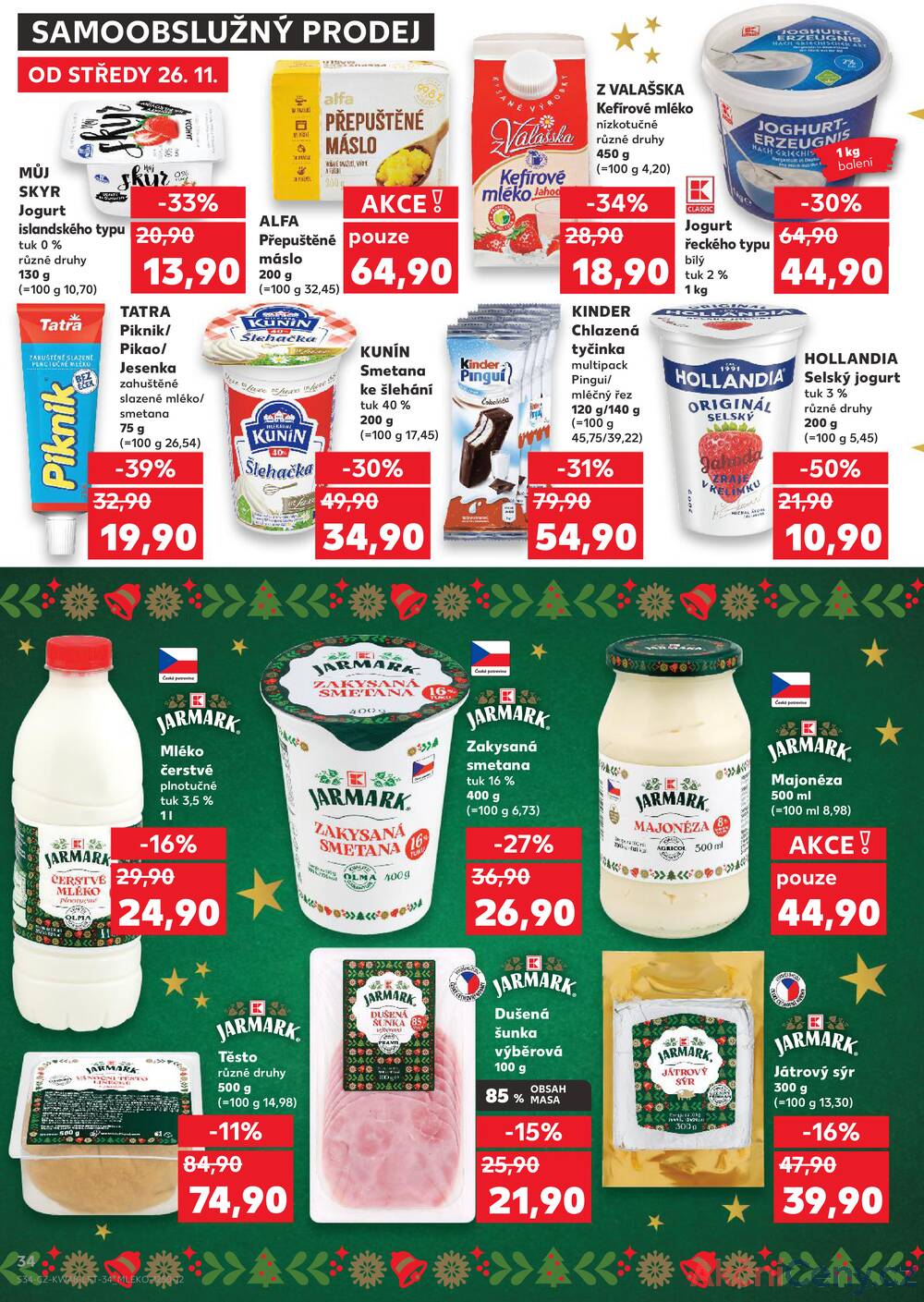 Leták Kaufland - Kaufland 26.11. - 2.12. - Kaufland - Olomouc - Hněvotínská - strana 34