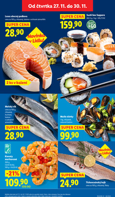 Lidl Čtvrtek od 27.11. do 30.11.2025