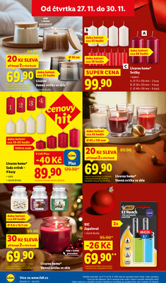 Lidl Čtvrtek od 27.11. do 30.11.2025