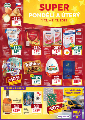 Billa  od 26.11. do 2.12.2025