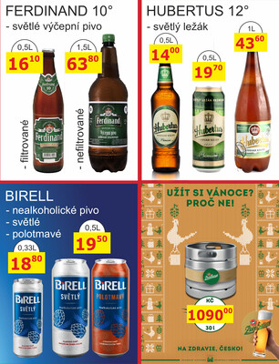 BENE Nápoje od 1.12. do 31.12.2025