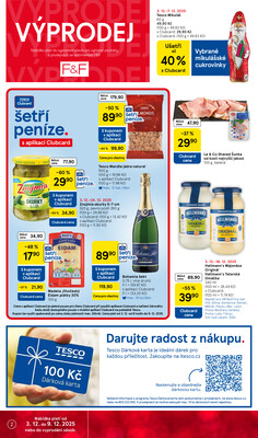 Tesco supermarkety od 3.12. do 9.12.2025