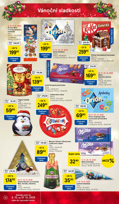 Tesco malé hypermarkety od 3.12. do 9.12.2025