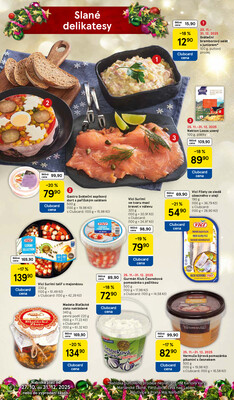 Tesco malé hypermarkety Delikatesy od 1.12. do 31.12.2025