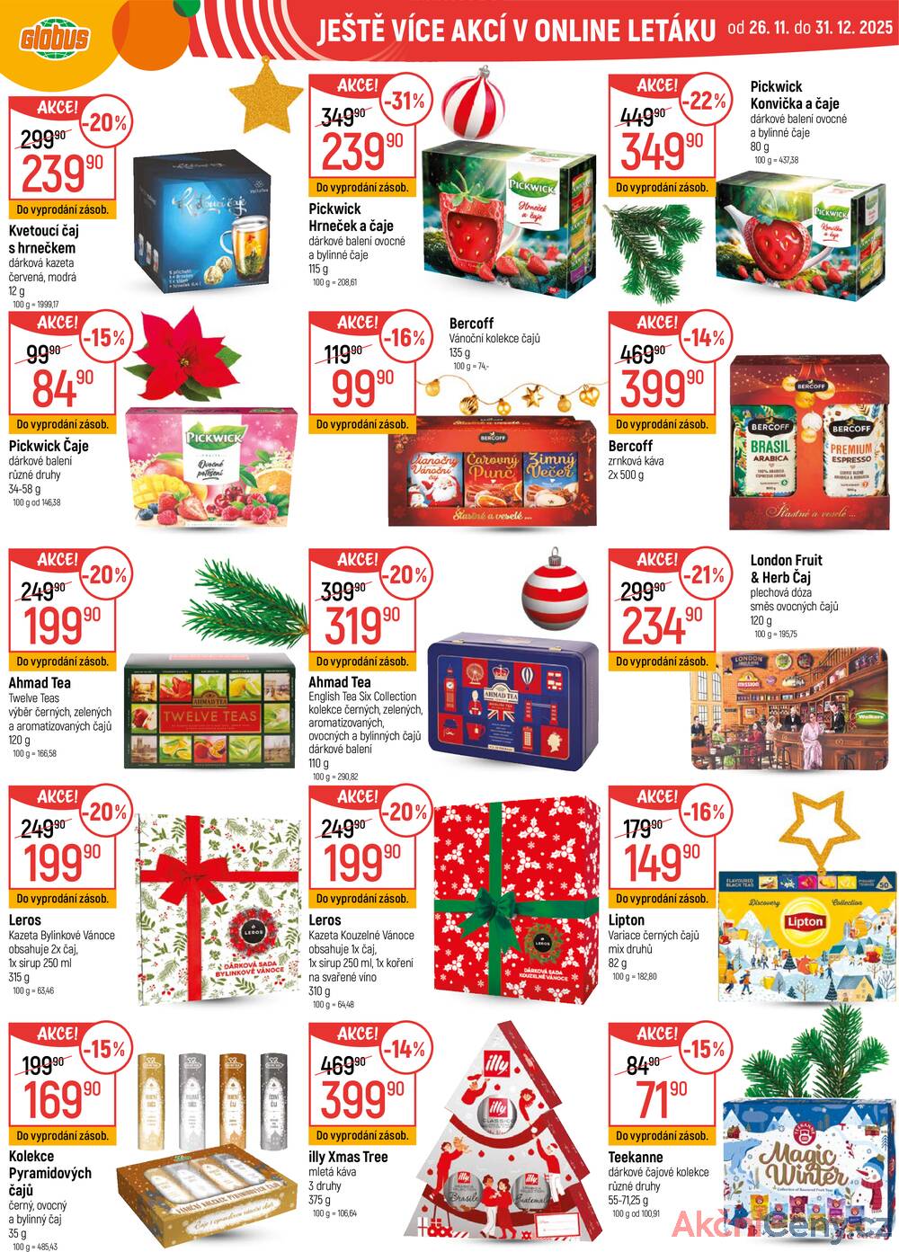 Leták Globus - Akční leták Globus 3.12. - 9.12.2025 - Globus Praha - Centrum Černý Most - strana 51