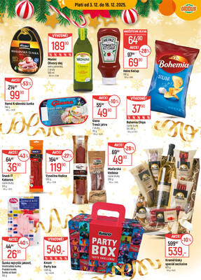 Akční leták Globus 3.12. - 9.12.2025 - Globus Praha - Centrum Černý Most