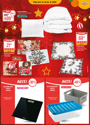Akční leták Globus 3.12. - 24.12.2025 - Globus Opava