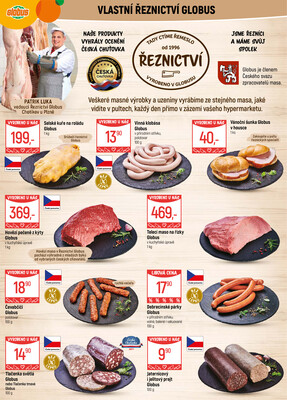 Akční leták Globus 3.12. - 9.12.2025 - Globus Chotíkov u Plzně