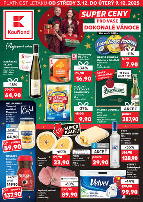 Leták Kaufland 3.12. - 9.12. - Kaufland - Český Krumlov