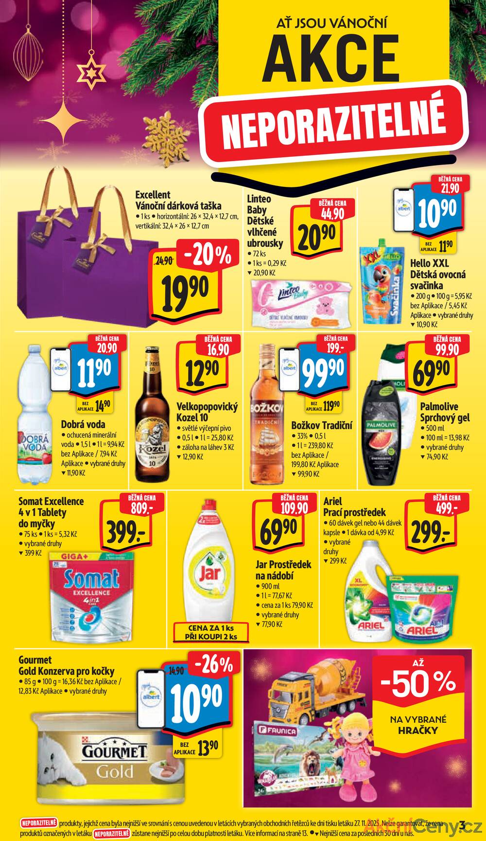 Leták Albert - Albert Supermarket Jihomoravský od 3.12. do 9.12.2025 - strana 7