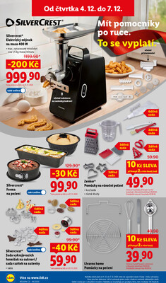 Lidl Čtvrtek od 4.12. do 7.12.2025