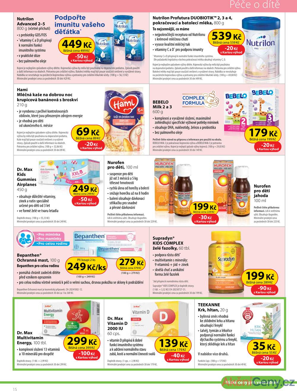 Leták Dr.Max - Dr.Max od 1.12. do 31.12.2025 - strana 15