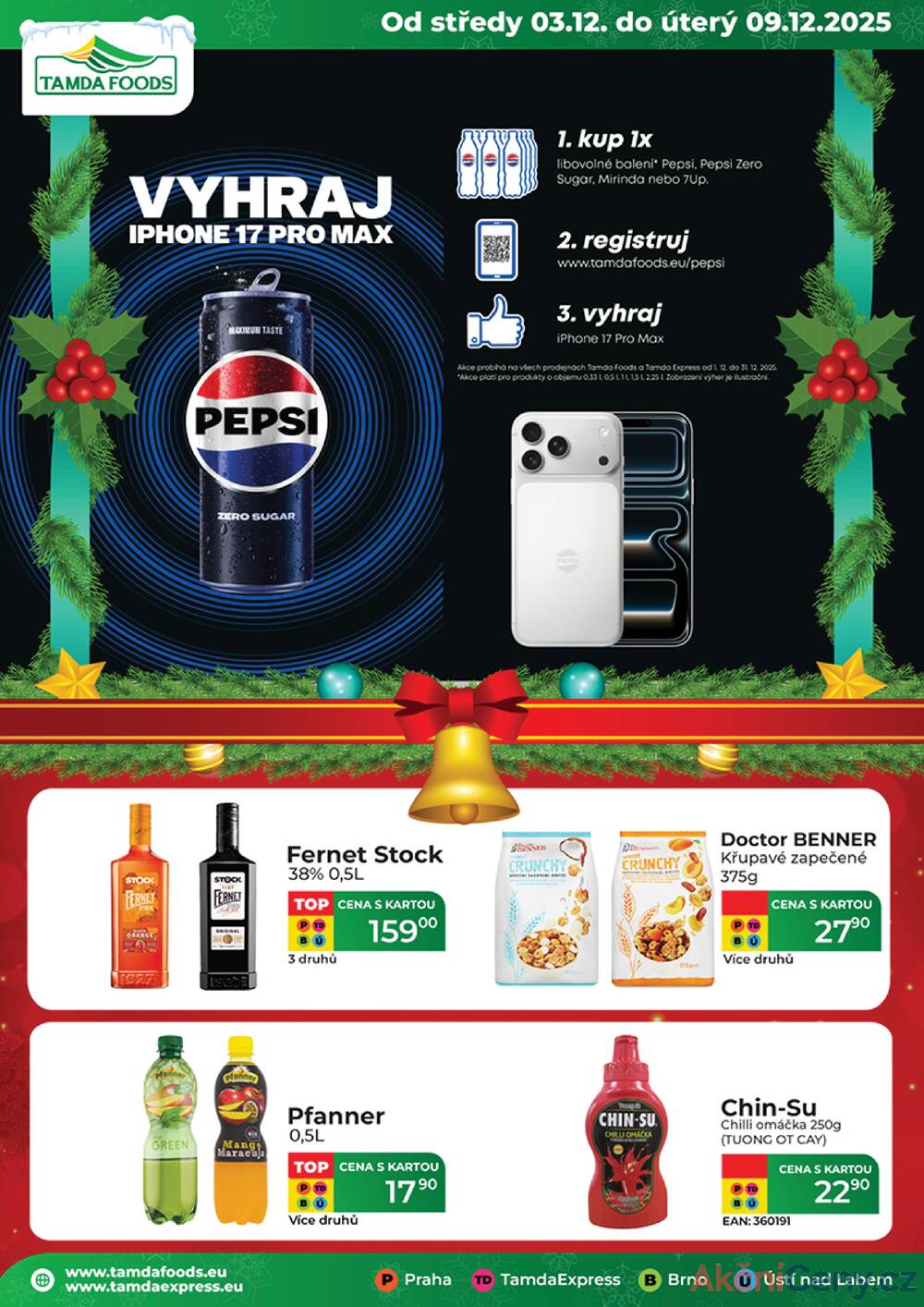 Leták Tamda Foods - Tamda Foods od 3.12. do 9.12.2025 - strana 1