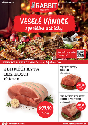 RABBIT řeznictví : 3 letáky