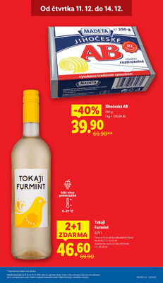 Lidl Čtvrtek od 11.12. do 14.12.2025