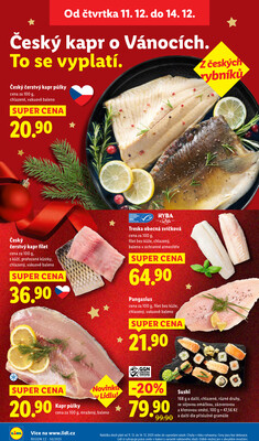 Lidl Čtvrtek od 11.12. do 14.12.2025