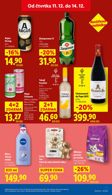 Lidl Čtvrtek od 11.12. do 14.12.2025