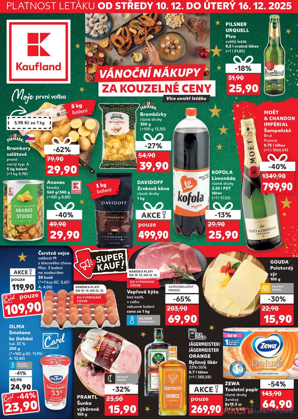 Leták Kaufland - Kaufland 10.12. - 16.12. - Kaufland - Praha 8 (Libeň) - strana 1 Leták Kaufland - Kaufland 10.12. - 16.12. - Kaufland - Praha 8 (Libeň) - strana 1