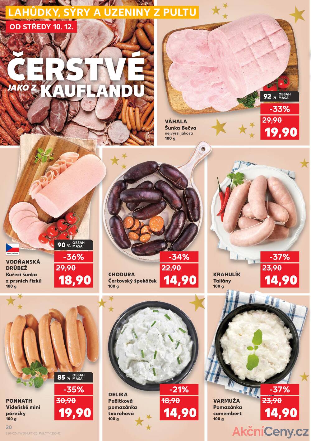 Leták Kaufland - Kaufland 10.12. - 16.12. - Kaufland - Praha 8 (Libeň) - strana 20